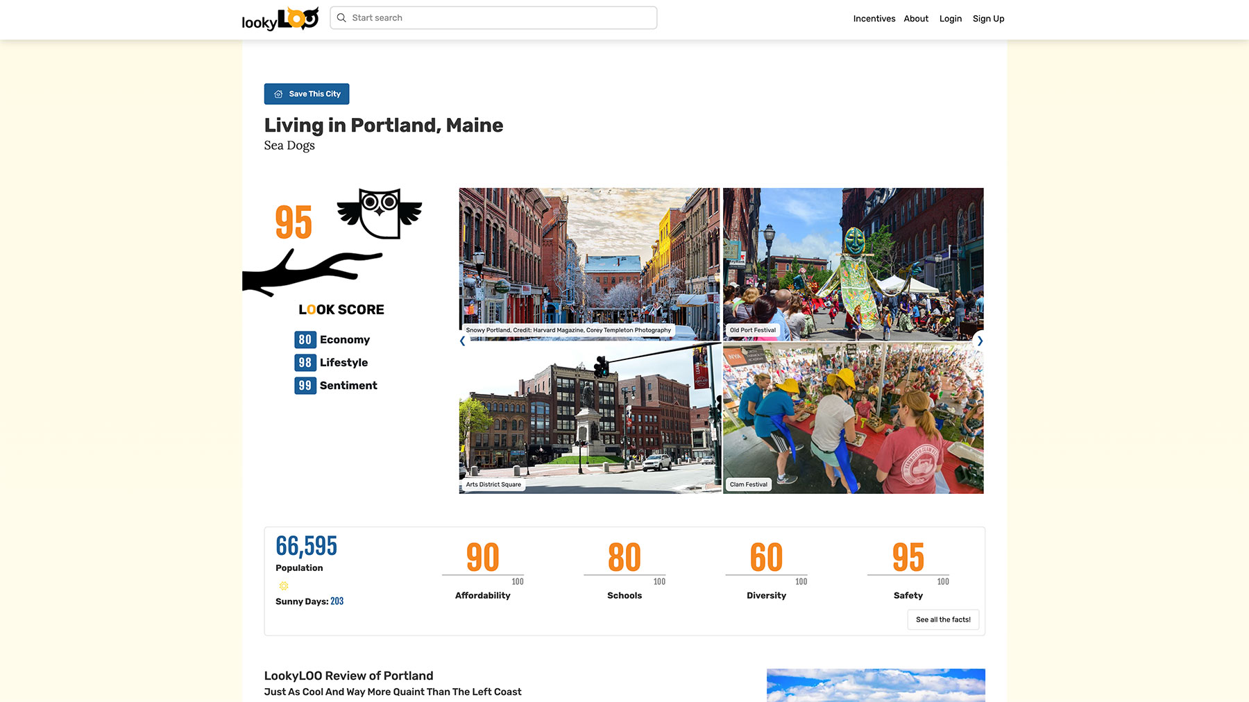 LookyLoo Platform Interface
